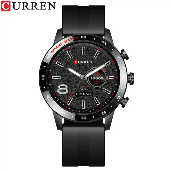 6001 CURREN Intelligent full touch screen waterproof smart watch For Men's & Women's. - Timecheck