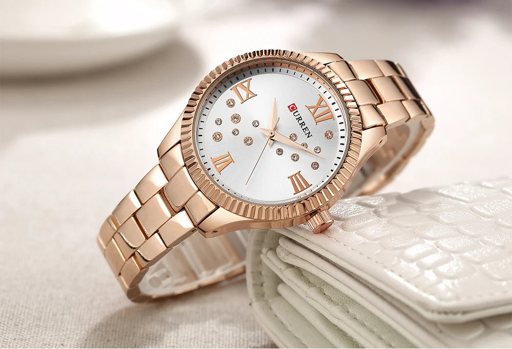 C-9009L-Curren-Rose-White-Dial