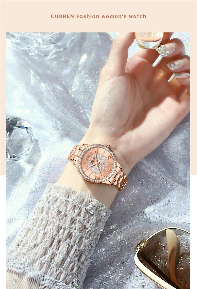 C-9084L-Curren-Rose-Golden-Dial 