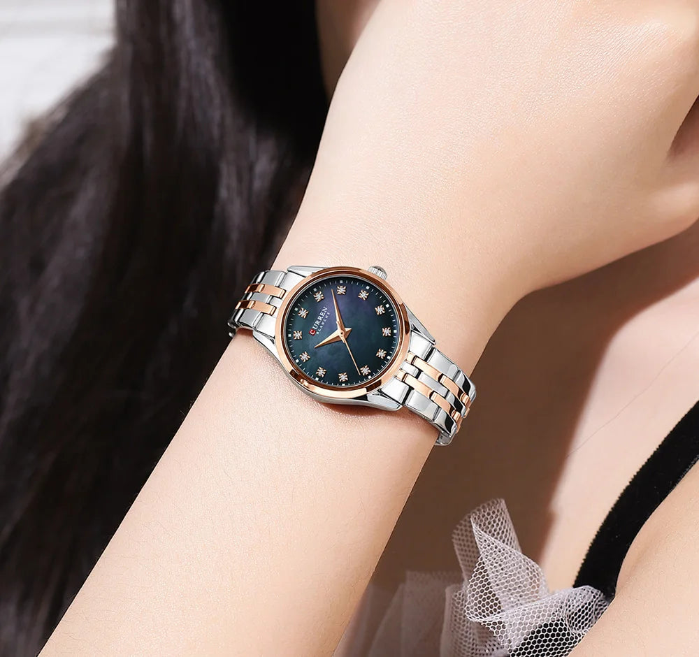 C-9111L-Curren-Rose-Blue-Dial 