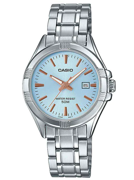 LTP-1308D-2AVDF Casio Casio  Dial Silver Stainless Steel Analog Quartz Men's Watch.