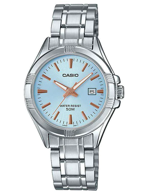 LTP-1308D-2AVDF Casio Casio  Dial Silver Stainless Steel Analog Quartz Men's Watch. TIMECHECK