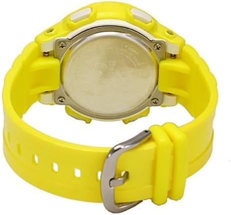 BGA-170-9BDR Casio Baby-G Yellow Analog-Digital Resin Strap Kids Watch. TIMECHECK