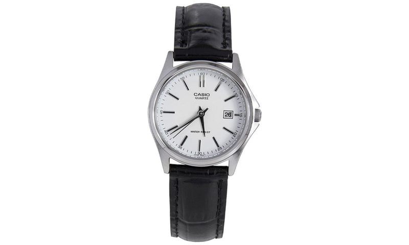 LTP-1183E-7ADF Casio Leather Strap Analog Quartz Women's Watch. fashionable