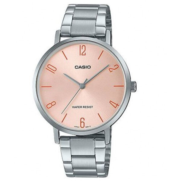 LTP-VT01D-4B2UDF Casio Analog Stainless Steel Strap Watch for Women's. fashionable