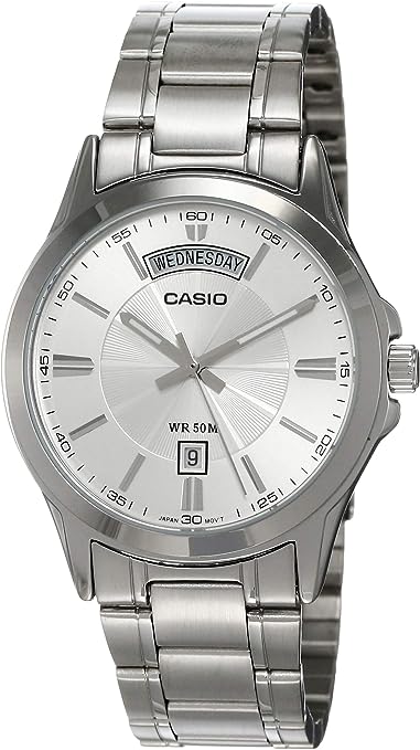 MTP-1381D-7AVDF Casio Classic Stainless Steel  Men's Analog Quartz Watch.