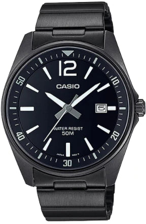 MTP-E170B-1BVDF Casio Black Dial Analog Quartz Men's Watch. fashionable