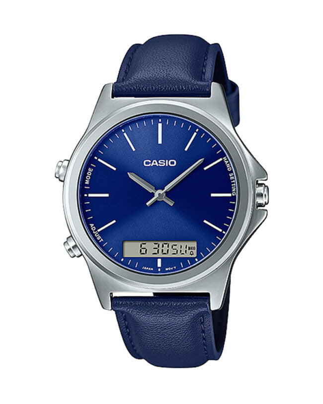 MTP-VC01L-2EUDF Casio Analog Blue Dial Quartz Men's Watch.