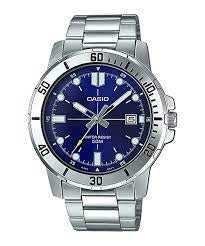 MTP-VD01D-2EVUDF Casio Analog Stainless Steel Strap Men's Quartz Watch. TIMECHECK