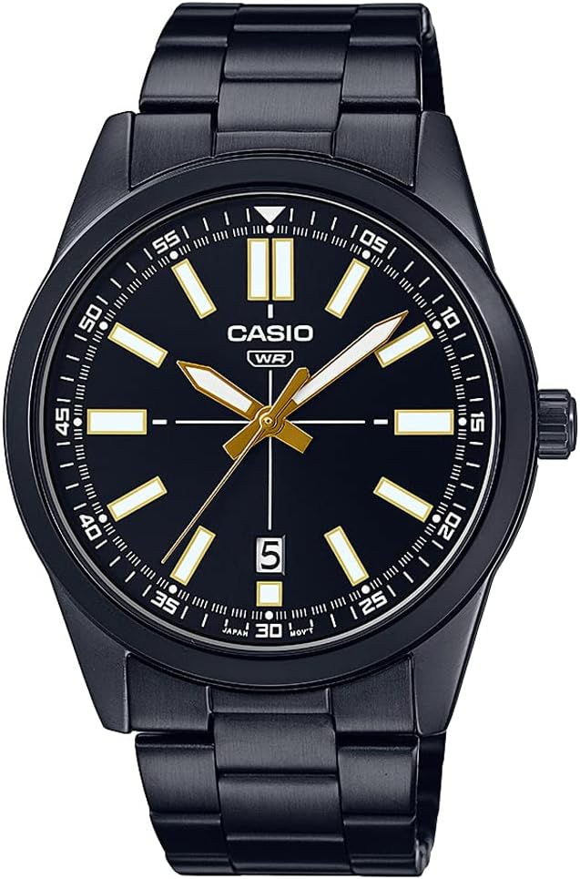 MTP-VD02B-1EUDF Casio Stainless Steel Analog Quartz Men's Watch.
