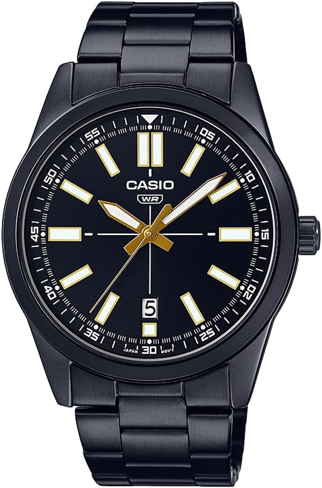 MTP-VD02B-1EUDF Casio Stainless Steel Analog Quartz Men's Watch. fashionable