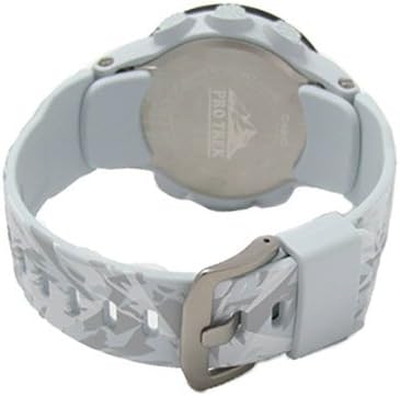 PRG-300CM-7DR Casio Protrek White Band Digital Solar power generation Men's Watch. TIMECHECK