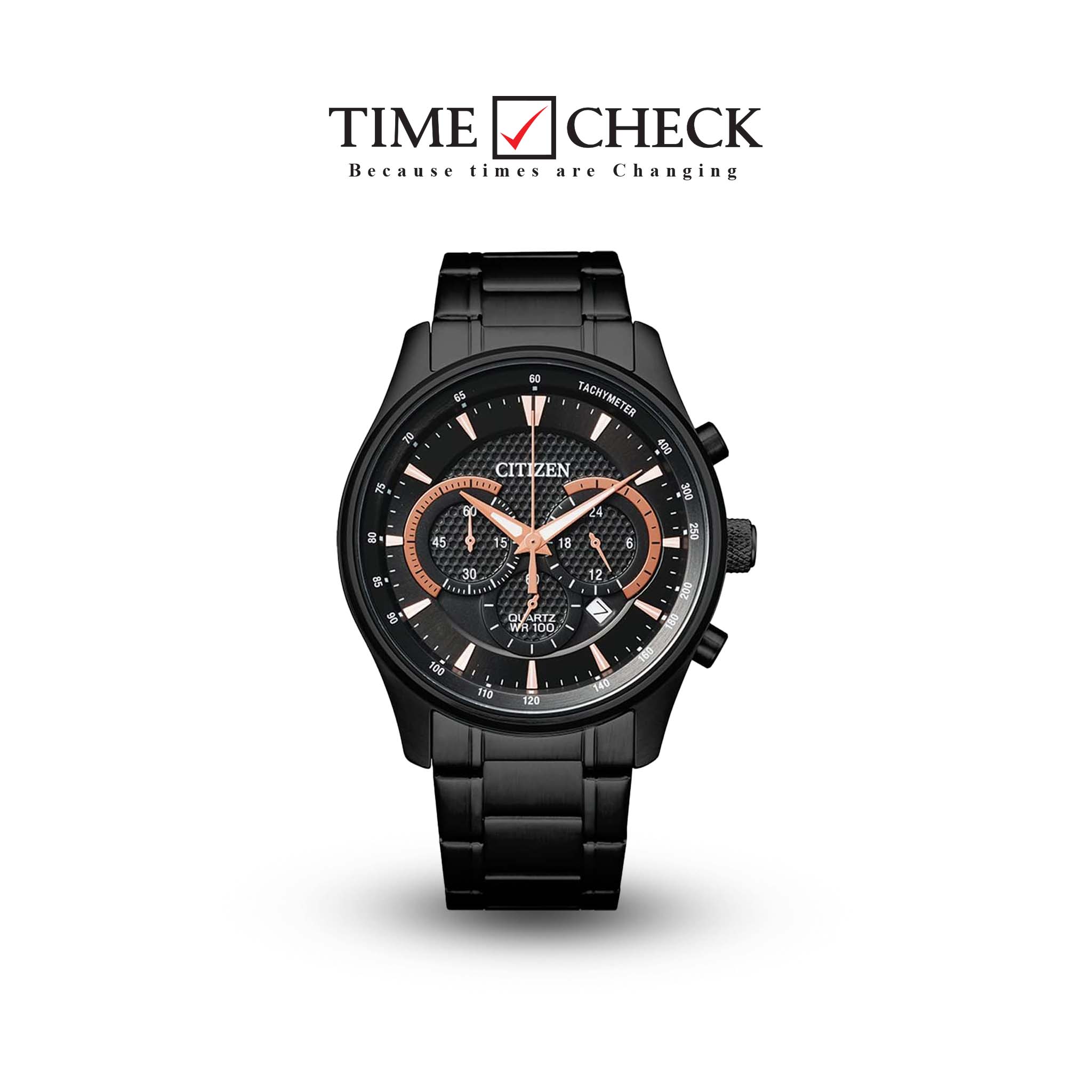 AN8195 58E Citizen Chrono Tachymeter black Men s Watch. Timecheck