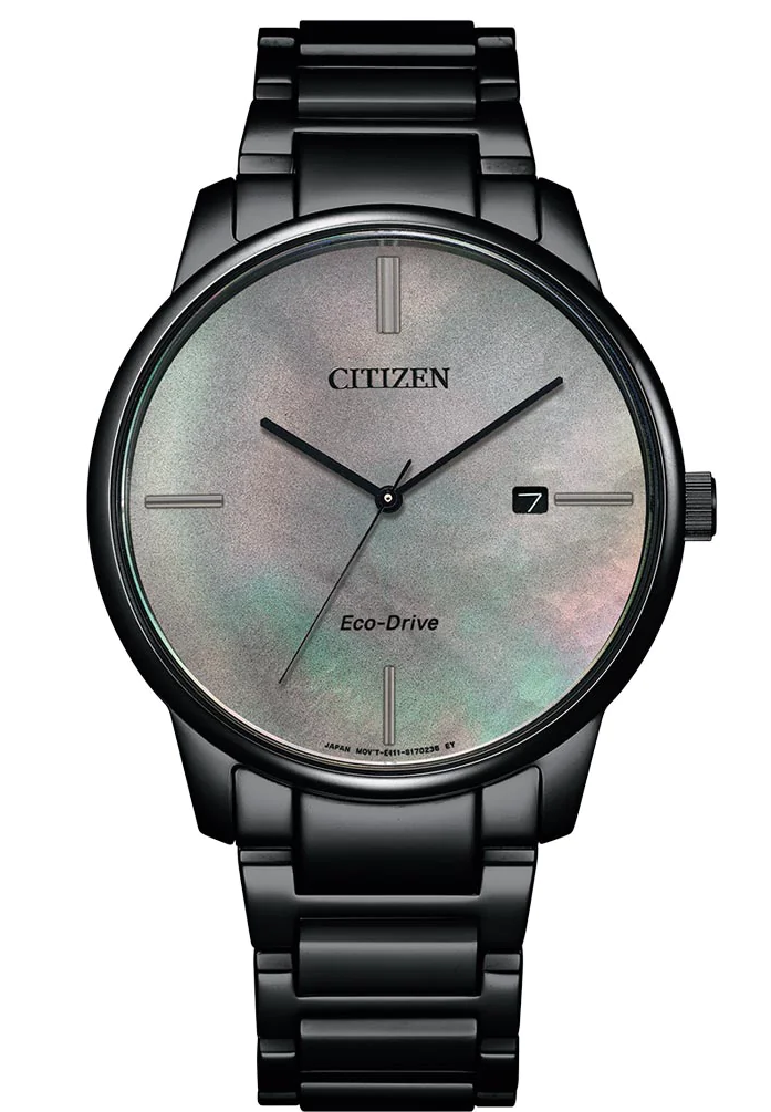 Citizen black chain watches hot sale