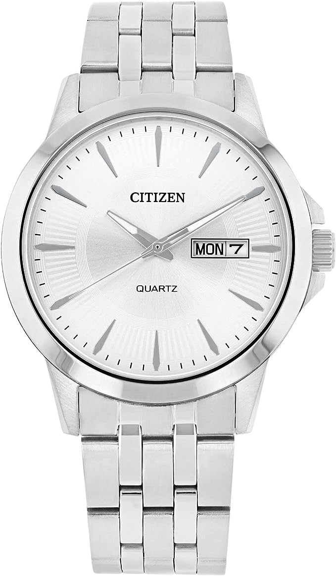 DZ5000-58A Citizen Stainless Steel Silver Dial 42mm Men’s Quartz Watch.