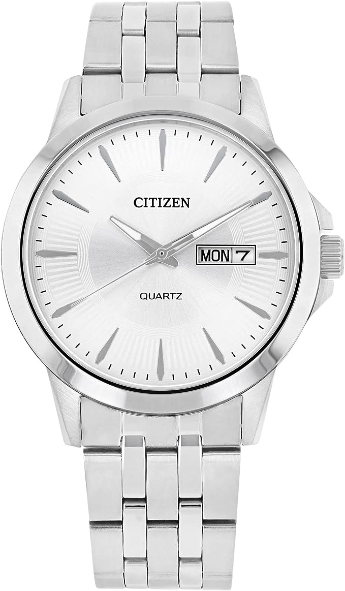 DZ5000-58A Citizen Stainless Steel Silver Dial 42mm Men’s Quartz Watch. fashionable