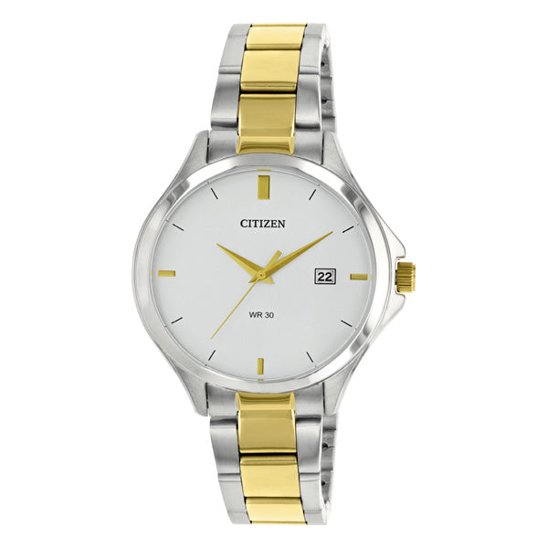 HZ0004-55A Citizen Classic Silver/Gold Stainless Steel Analog Watch For Women.