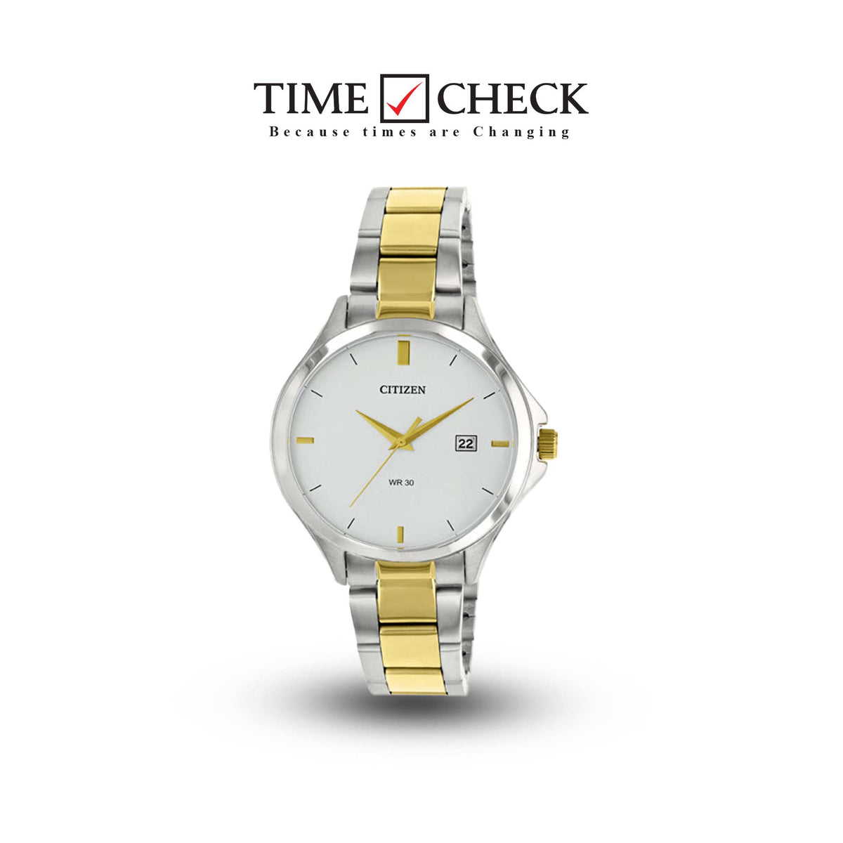 HZ0004-55A Citizen Classic Silver/Gold Stainless Steel Analog Watch For Women. fashionable