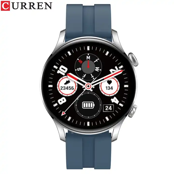 RS2 CURREN Original Brand Rubber Straps Wrist Smart Watch For Men & Women.