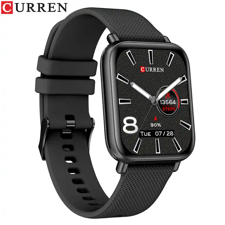 S1 CURREN Fashion Smartwatch Multi-Function Electronic Watch Men's Watch. TIMECHECK