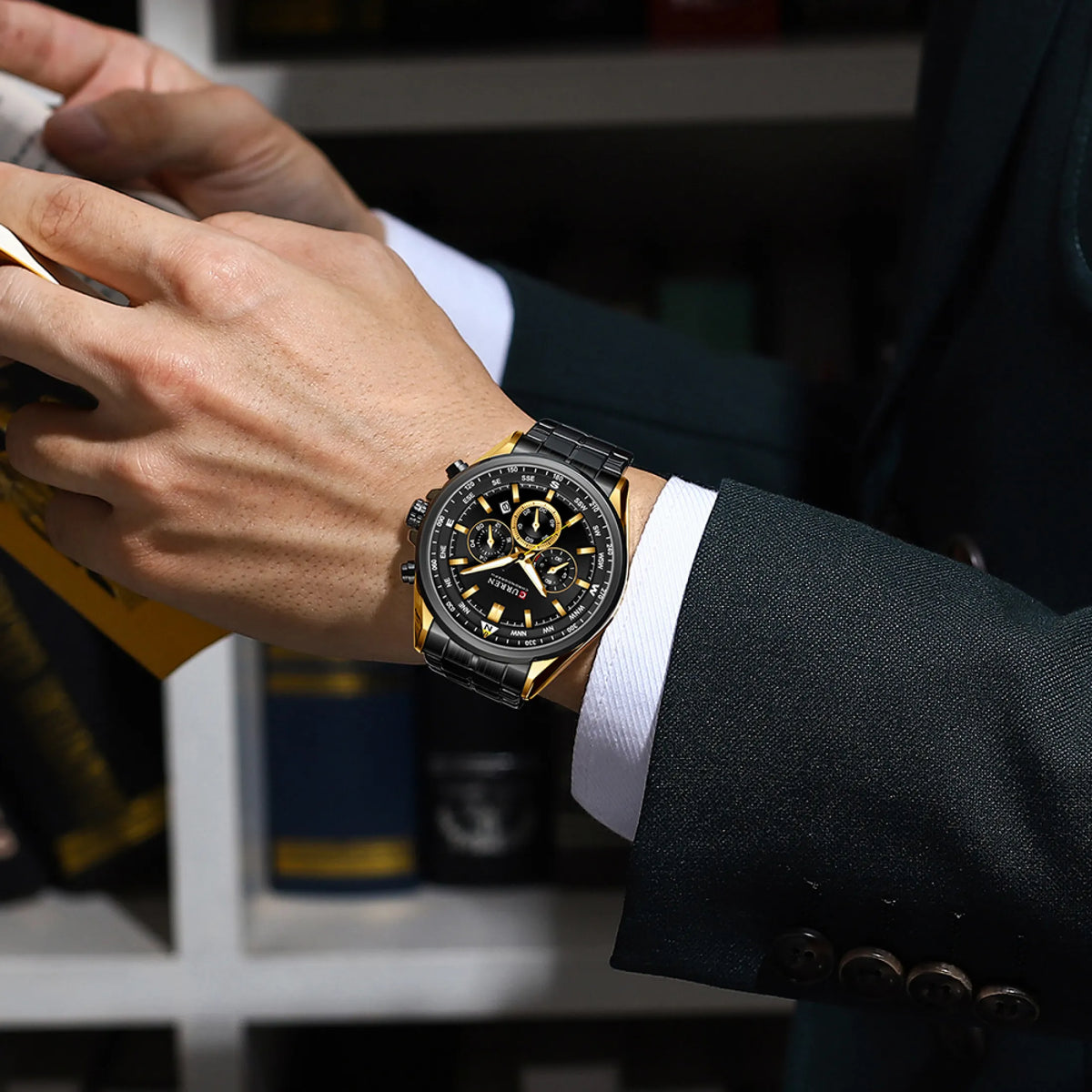 M-8399-Curren-Black-Dial