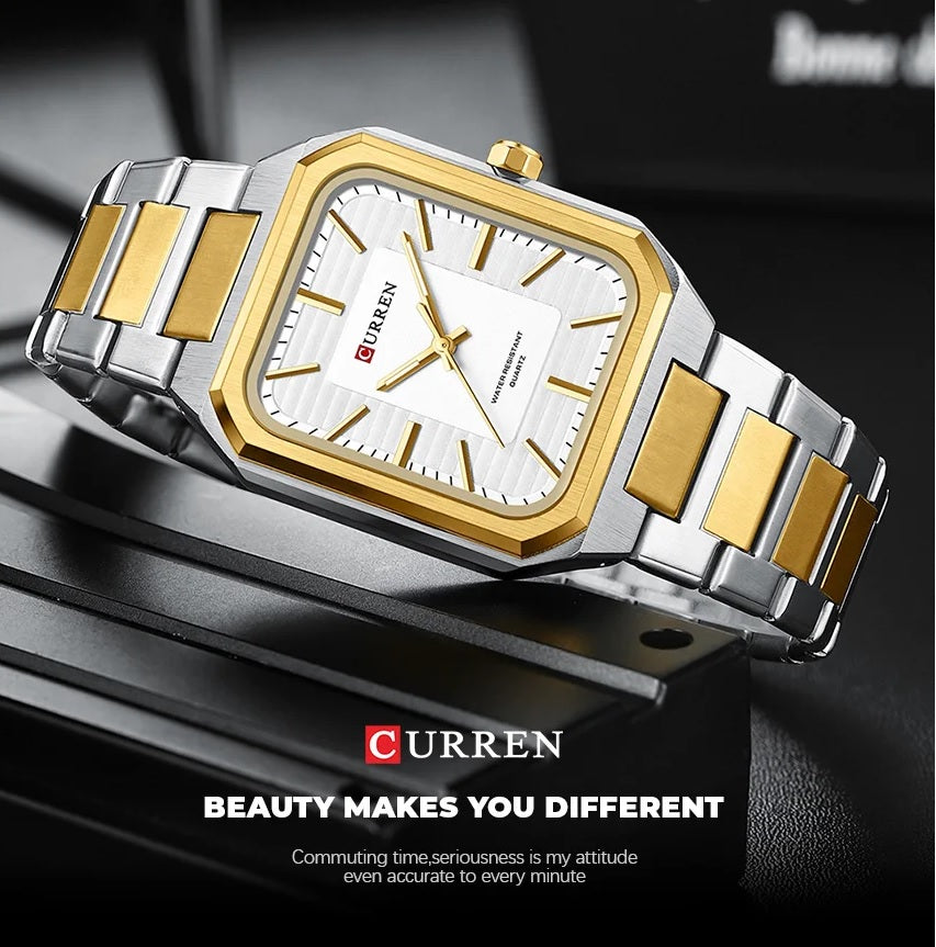 M-8457-curren-White-Dial