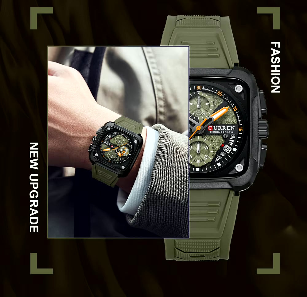 M-8461-Curren-Green-Dial-Green-Silicone-Strap