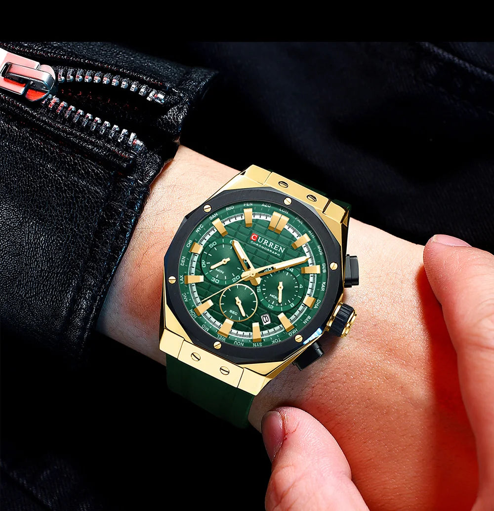 M-8464-CURREN-Green-Dial