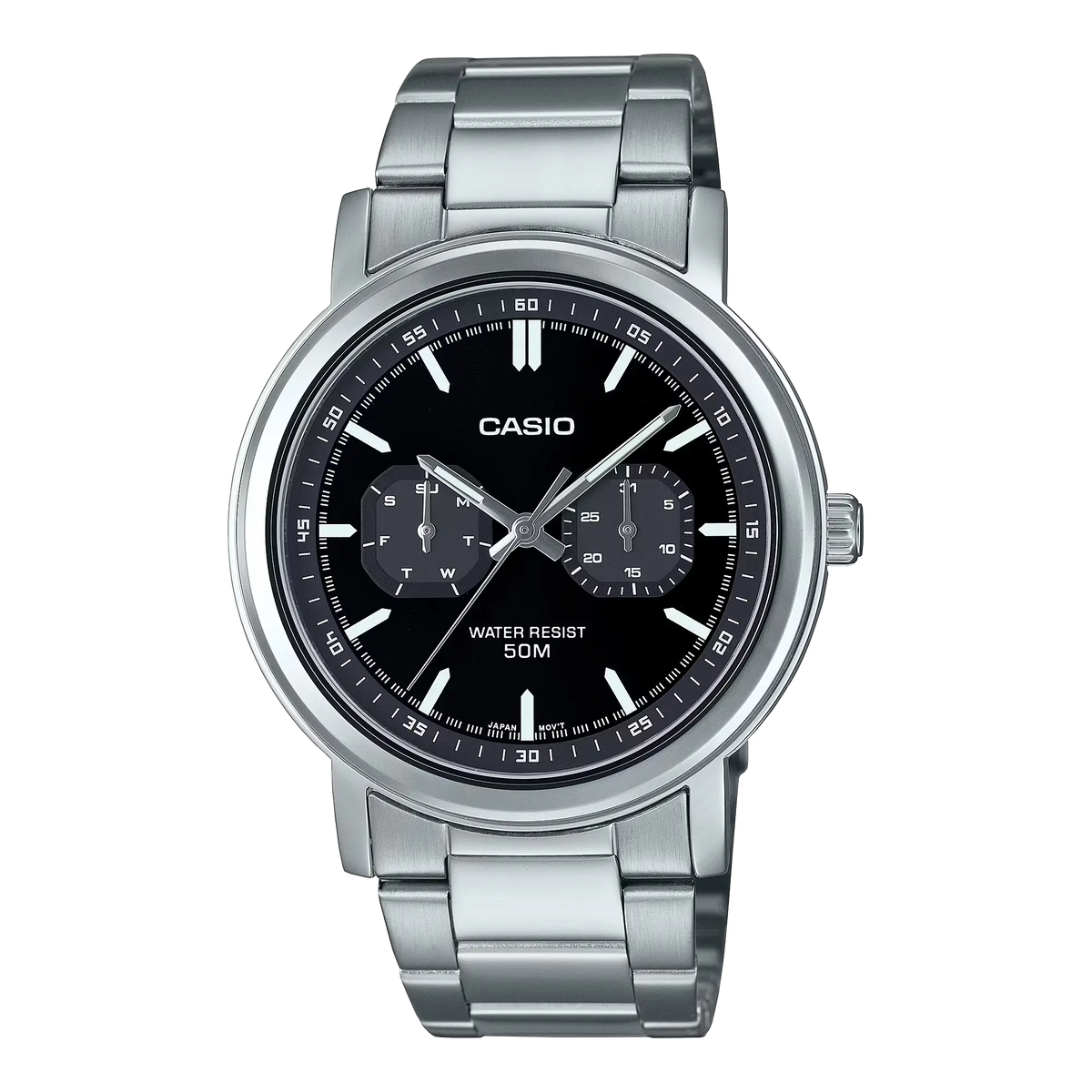 MTP-E335D-1EVDF Casio Analog Black Dial Quartz Men's Watch.