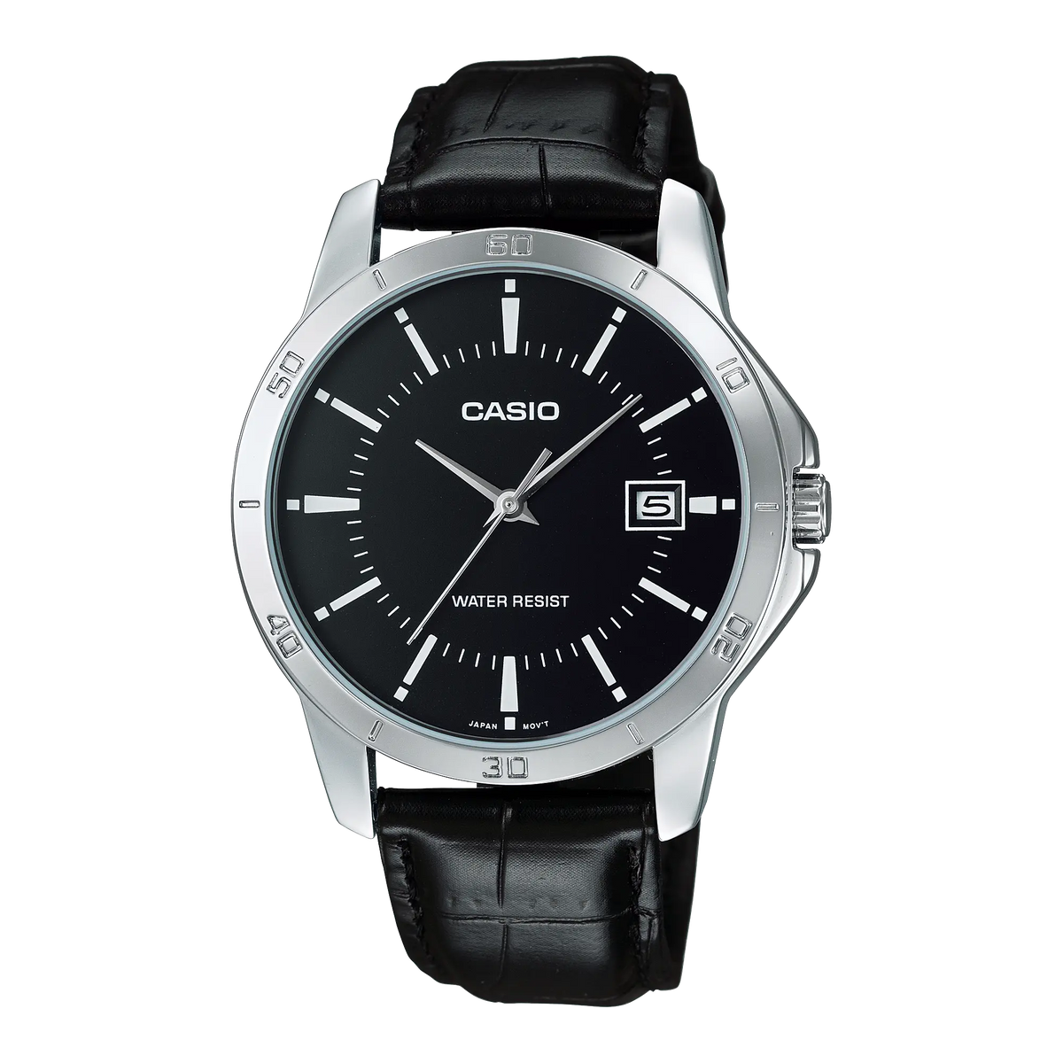 MTP-V004L-1AUDF Casio Standard Analog Date Black Dial Quartz Men's Watch