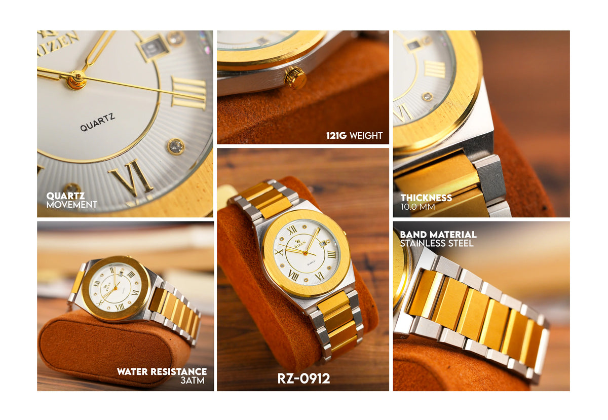 Rizen Aether RZ-0912 STAINLESS STEEL QUARTZ