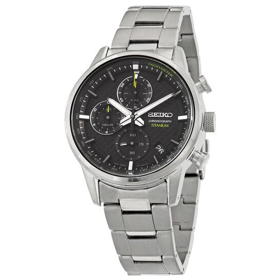 SSB389P1 Seiko Chronograph Men’s Watch Stainless Steel With Titanium. SSB389P1 fashionable 