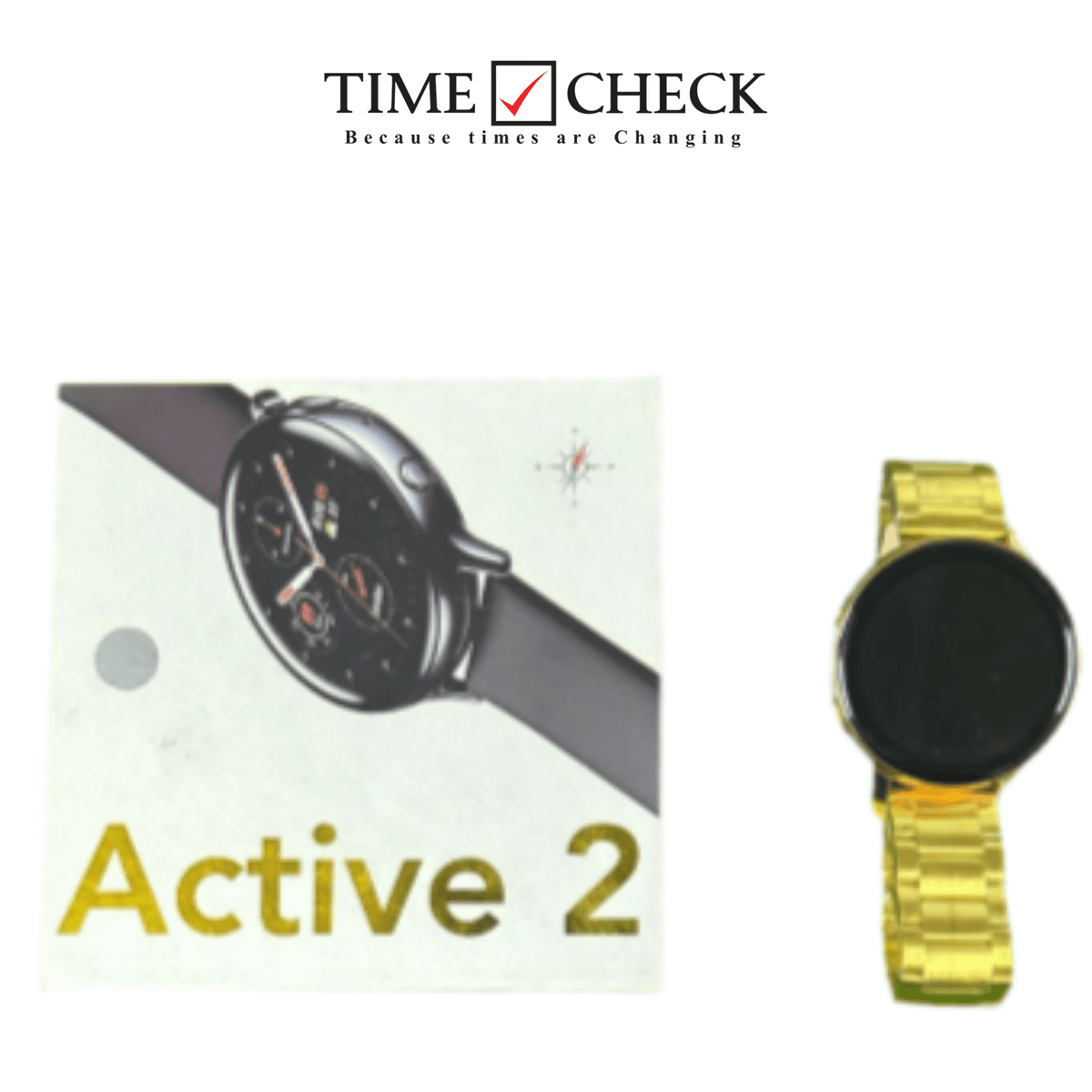 Active 2 Smart Watch, Fitness Trackers With Heart Rate Monitor And Stainless Steel Chain or Men' - Timecheck