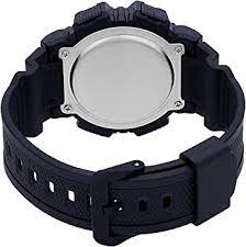AE-1400WH-9AVDF Casio Black Resin Youth Digital Gold Dial Men's Watch. - Timecheck