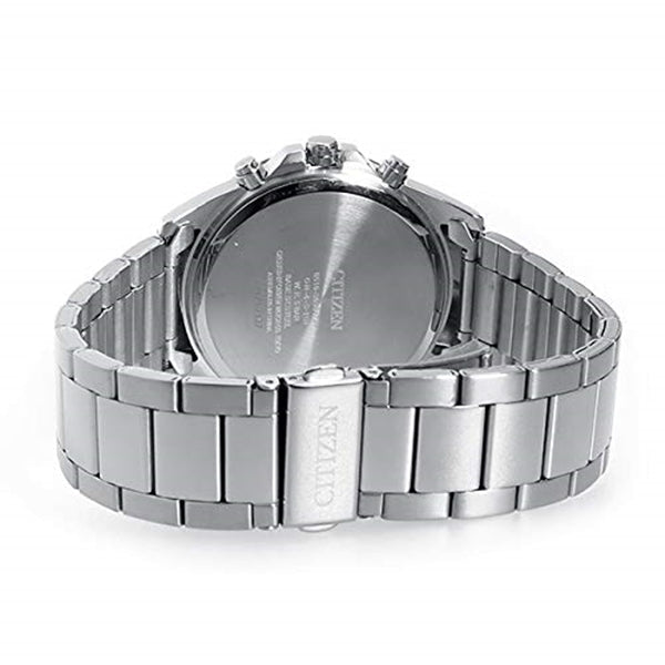 AN3561-59E Citizen Men's Black Dial Stainless Steel Band Chronograph Watch. - Timecheck