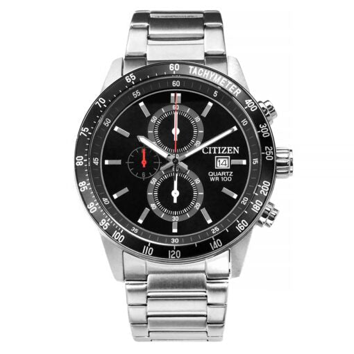 AN3600-59E Citizen Chronograph Metal Band Men Watch. - Timecheck