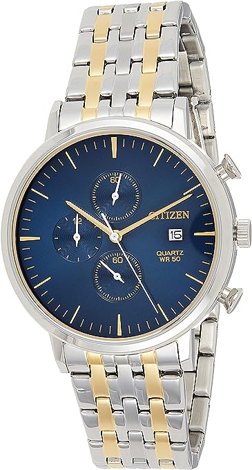 AN3614-54L Citizen Gents Quartz Chronograph Stainless Steel Watch For Men's. - Timecheck