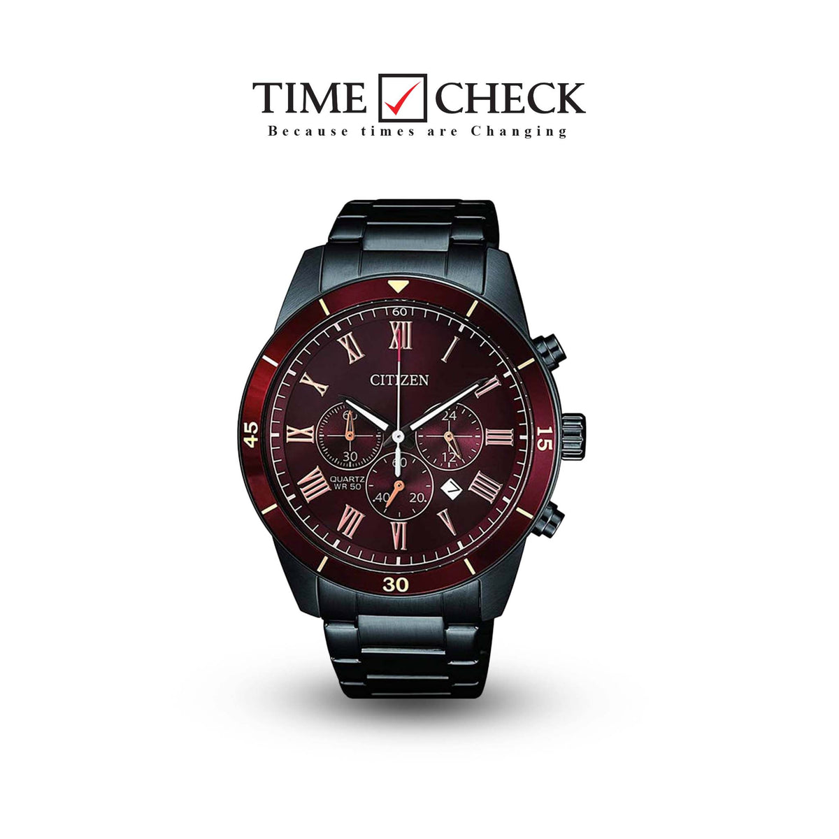 AN8167-53X Citizen Quartz Stainless Steel Watch For Men's. - Timecheck