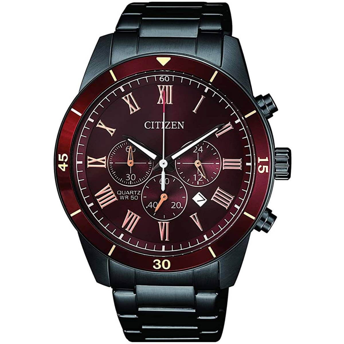 AN8167-53X Citizen Quartz Stainless Steel Watch For Men's. - Timecheck