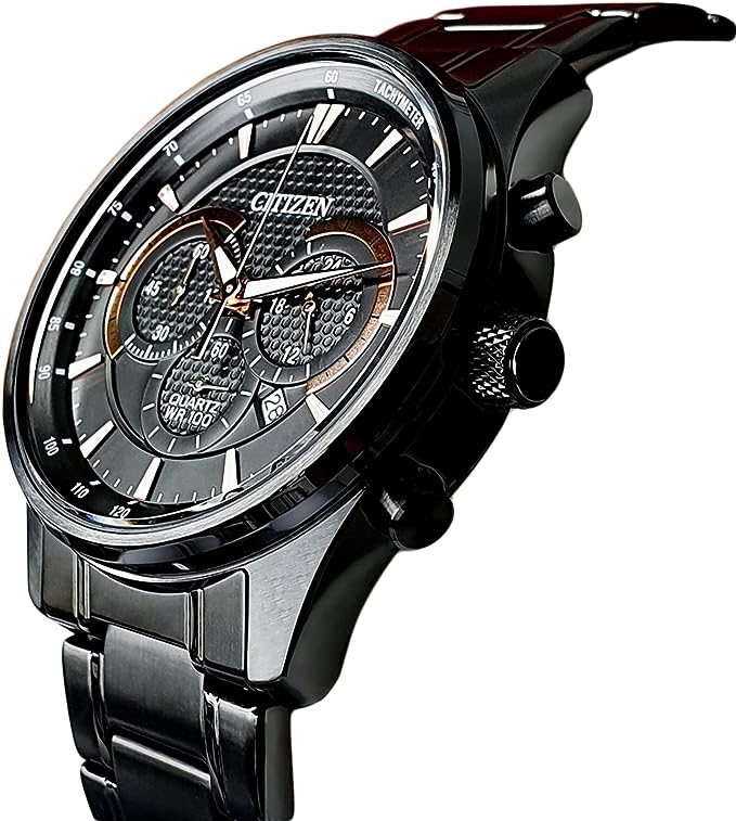 AN8195-58E Citizen Chrono Tachymeter black Men's Watch. - Timecheck