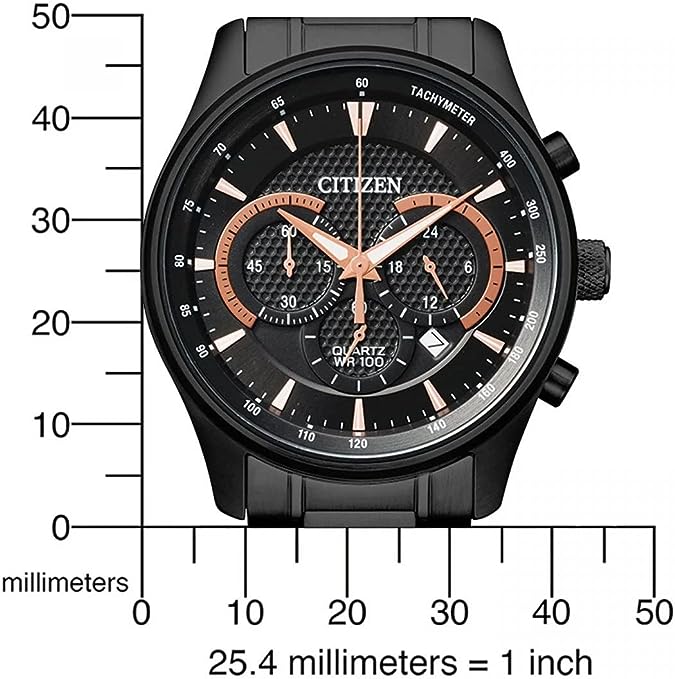 AN8195-58E Citizen Chrono Tachymeter black Men's Watch. - Timecheck