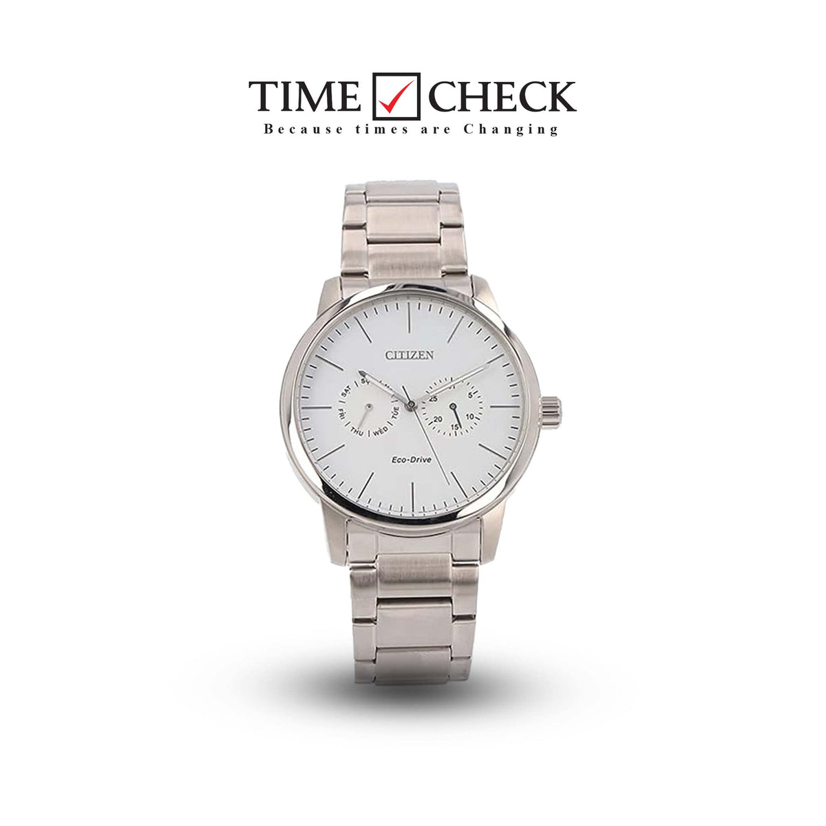 AO9040-52A Citizen Eco-Drive Stainless Steel Men's Watch. - Timecheck