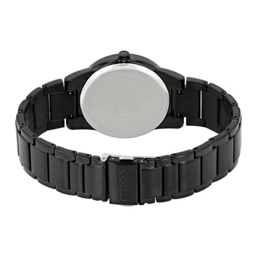 AU1065-58E Citizen Black Quartz Eco-Drive Men's Watch. - Timecheck