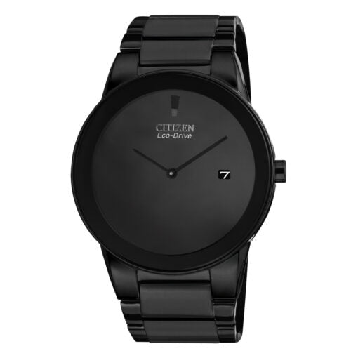 AU1065-58E Citizen Black Quartz Eco-Drive Men's Watch. - Timecheck