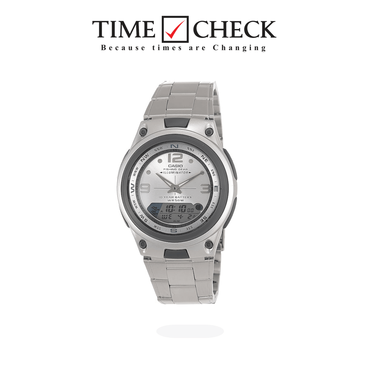 AW-82D-7AVDF CASIO FISHING GEAR ILLUMINATOR ANALOG DIGITAL MEN'S WATCH. - Timecheck