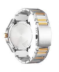 AW0084-81A Citizen Eco-Drive Stainless Steel Strap With Two-Tone Men's Watch. - Timecheck