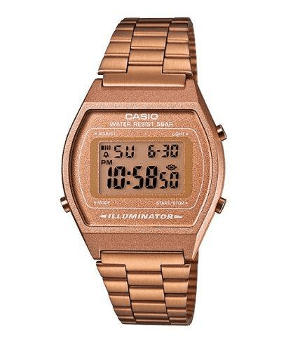 B640WC-5ADF Casio Vintage Rose Gold Dial & Band Resin Case digital Women's Watch. - Timecheck