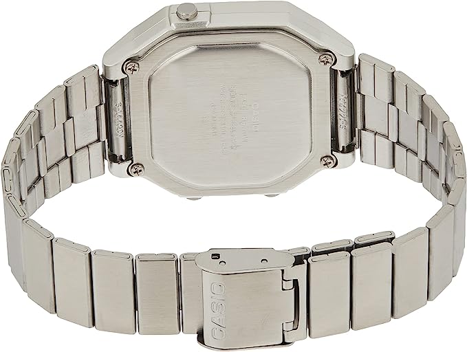B650WD-1ADF Classic Digital Display Quartz Silver Men's Watch. - Timecheck