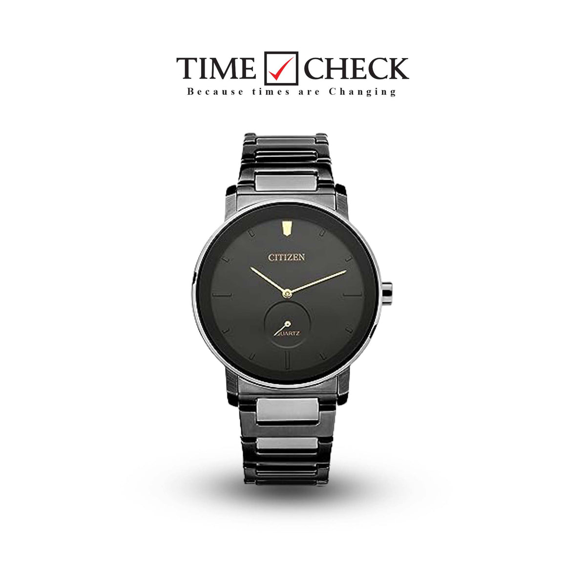 BE9187-53E Citizen Black Dial Black Colored Strap Analogue Men's Watch. - Timecheck