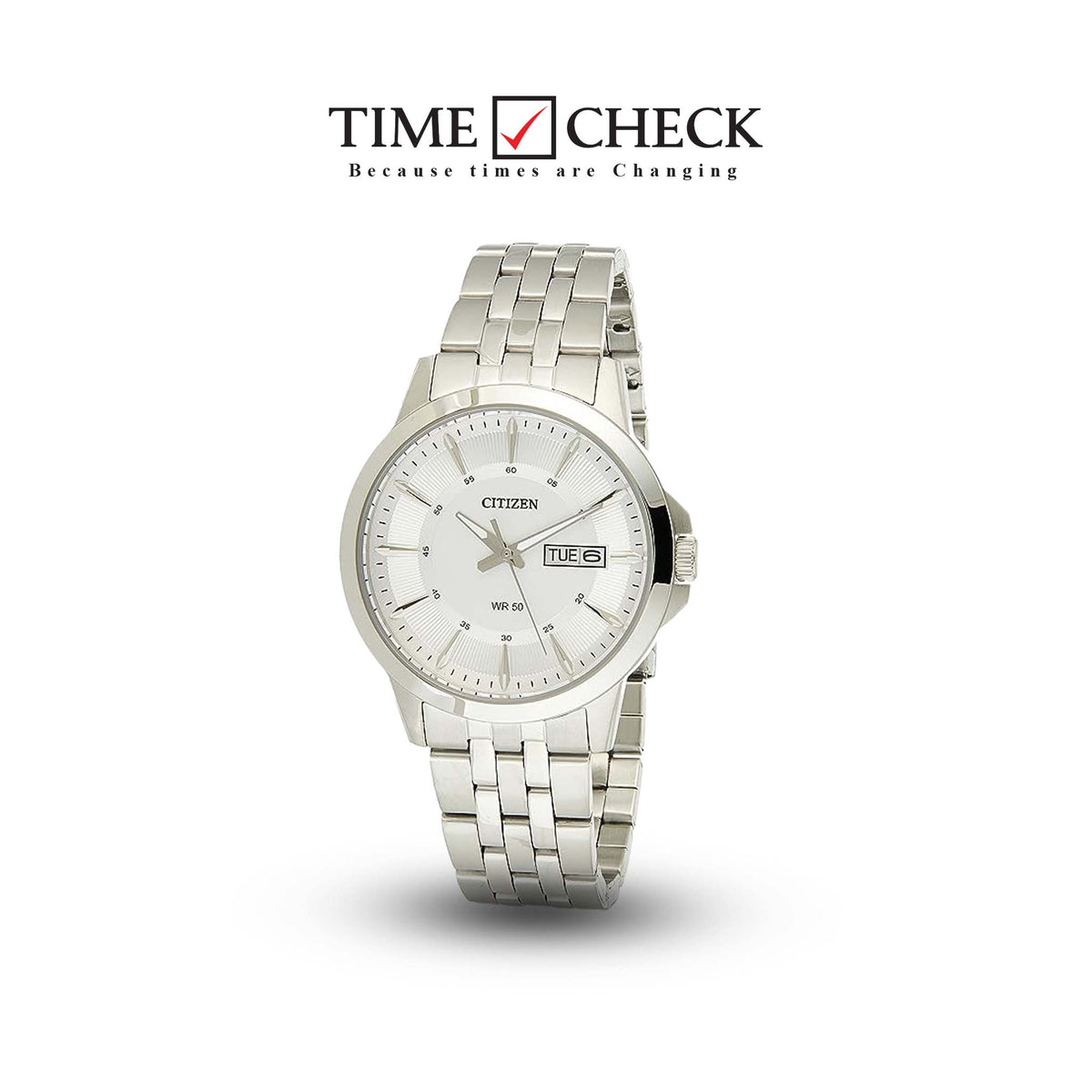 BF2011-51A Citizen Gents Quartz Stainless Steel Watch. - Timecheck
